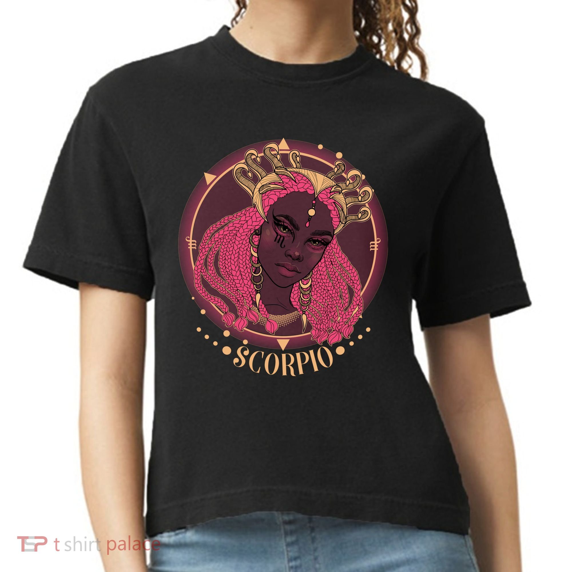 Zodiac Scorpio Scorpion Goddess Queen Comfort Colors Boxy T-Shirt
