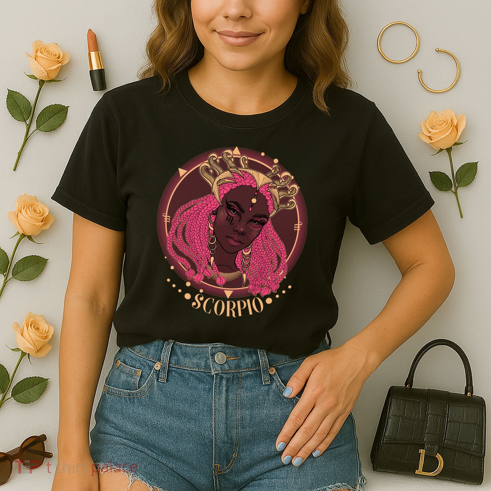 Zodiac Scorpio Scorpion Goddess Queen Comfort Colors Boxy T-Shirt