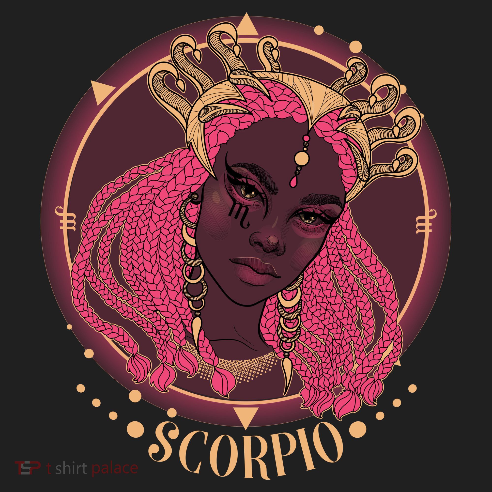 Zodiac Scorpio Scorpion Goddess Queen Tumbler