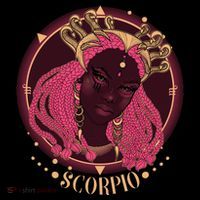 Zodiac Scorpio Scorpion Goddess Queen Ornament thumb 1
