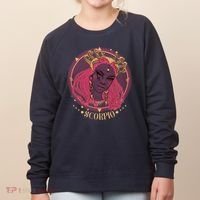 Zodiac Scorpio Scorpion Goddess Queen Women's Sweatshirt thumb 0