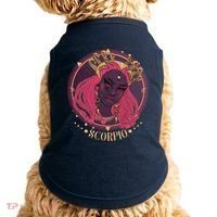 Zodiac Scorpio Scorpion Goddess Queen Doggie Tank thumb 0