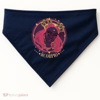 Zodiac Scorpio Scorpion Goddess Queen USA-Made Doggie Bandana thumb 0