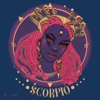 Zodiac Scorpio Scorpion Goddess Queen Beanie thumb 2