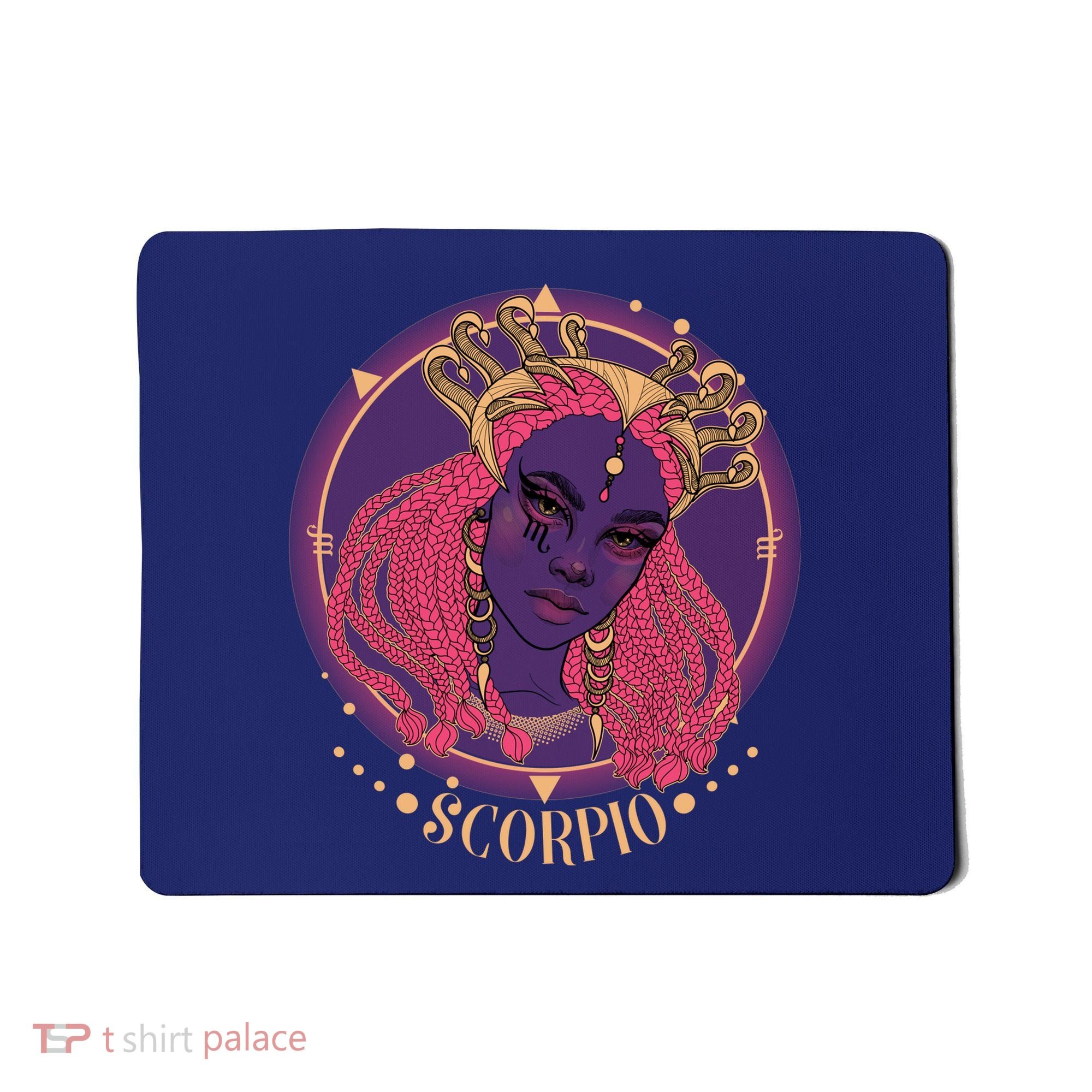 Zodiac Scorpio Scorpion Goddess Queen Mousepad