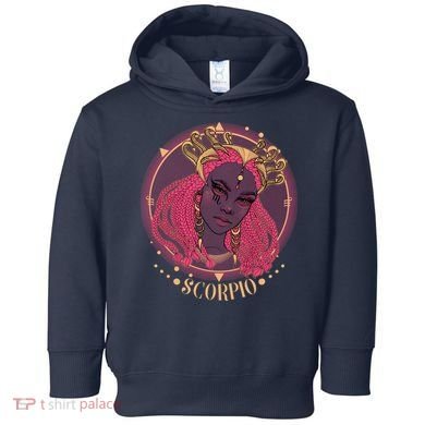 Zodiac Scorpio Scorpion Goddess Queen Toddler Hoodie