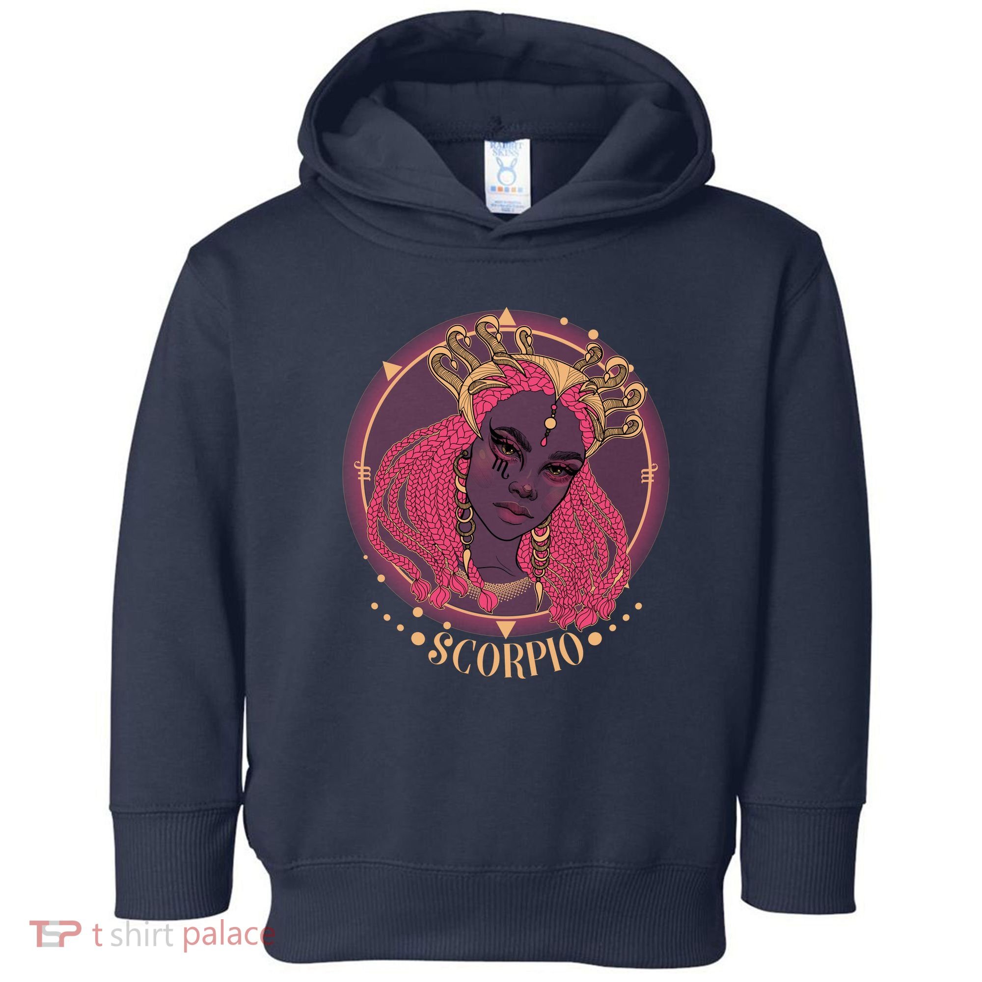 Zodiac Scorpio Scorpion Goddess Queen Toddler Hoodie