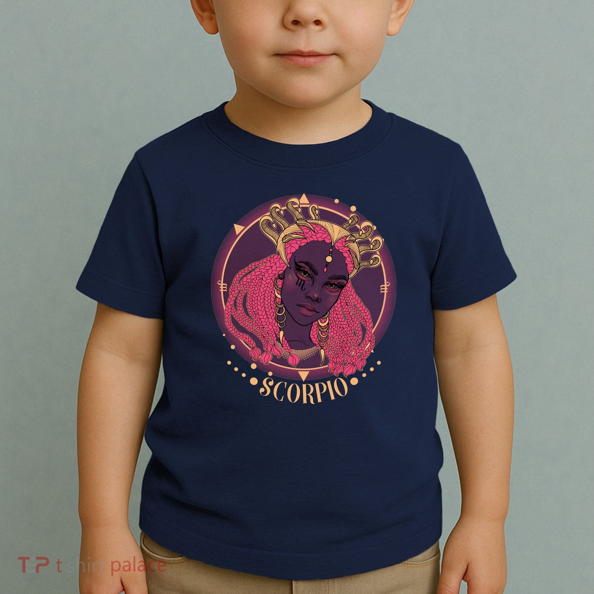 Zodiac Scorpio Scorpion Goddess Queen Toddler T-Shirt