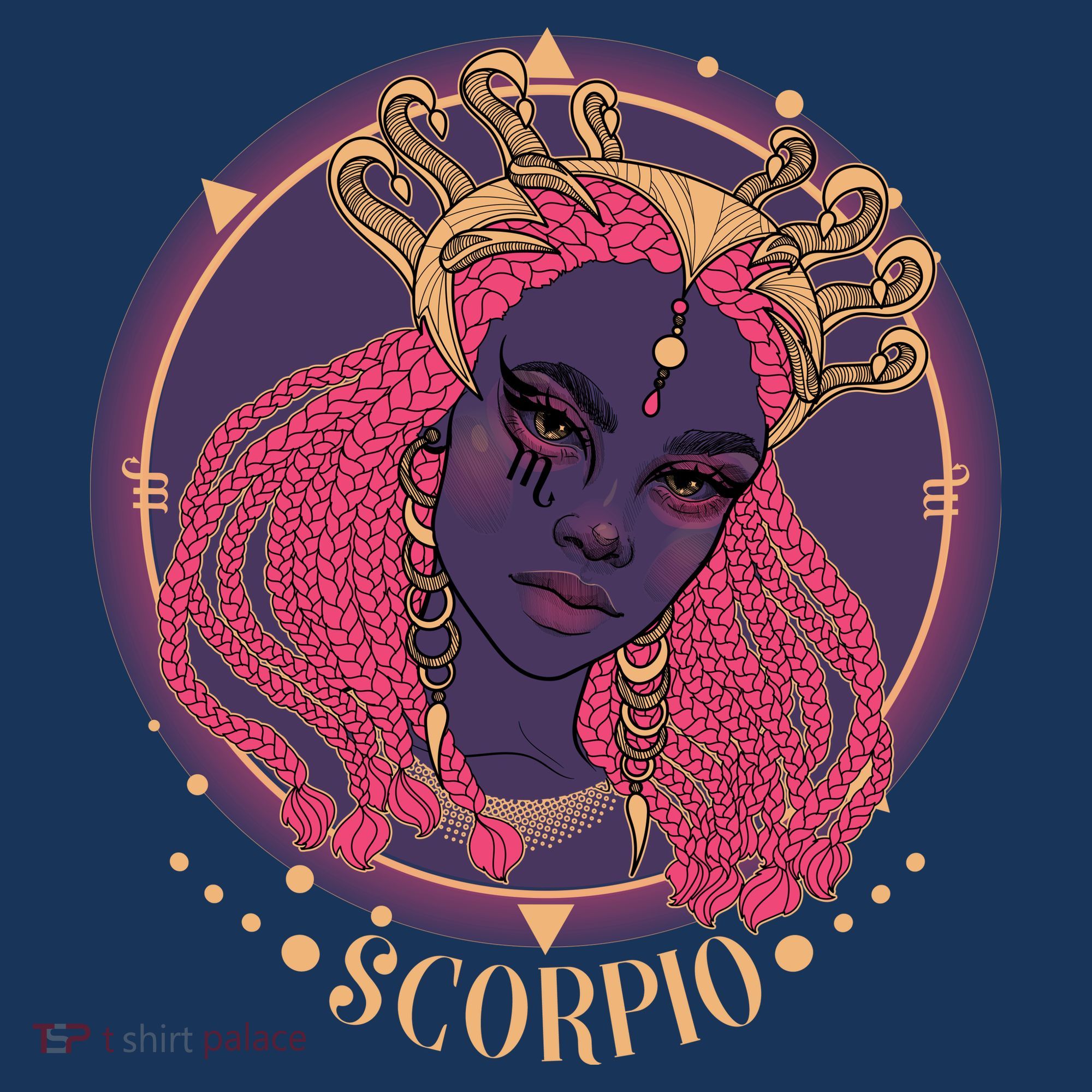 Zodiac Scorpio Scorpion Goddess Queen Visor