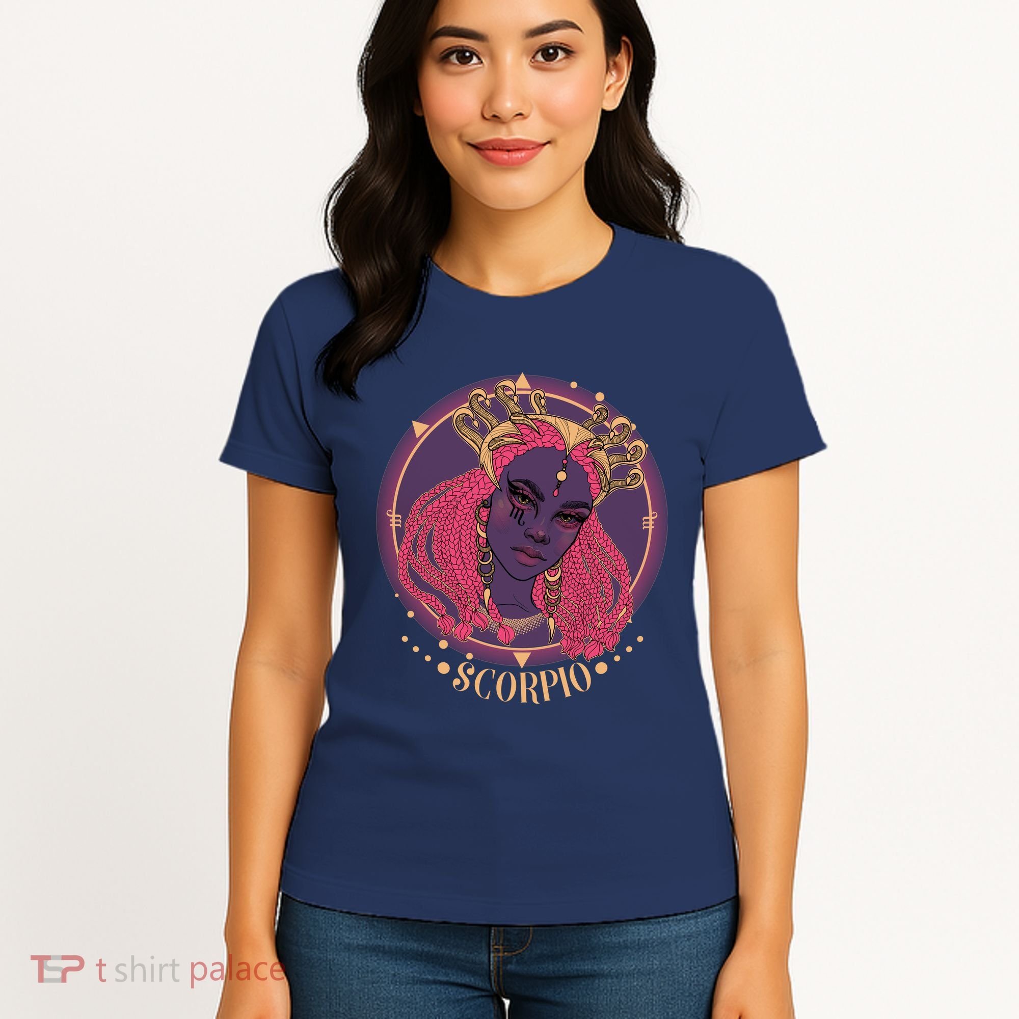 Zodiac Scorpio Scorpion Goddess Queen Women's T-Shirt
