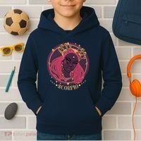 Zodiac Scorpio Scorpion Goddess Queen Kids Hoodie thumb 2