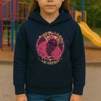 Zodiac Scorpio Scorpion Goddess Queen Kids Hoodie thumb 3