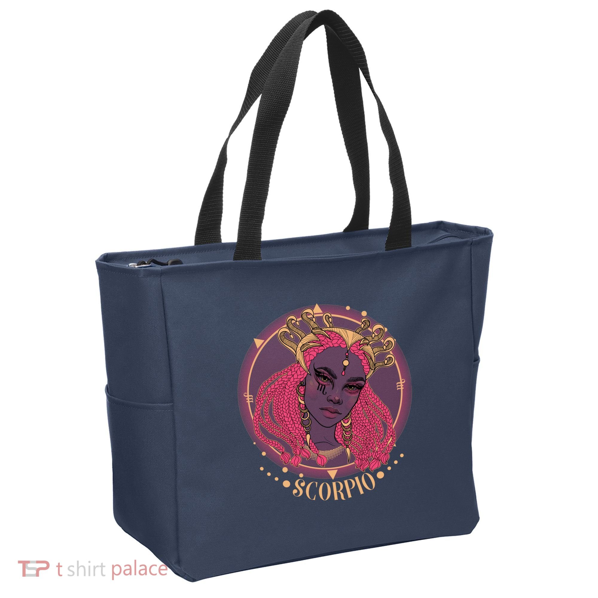 Zodiac Scorpio Scorpion Goddess Queen Tote Bag