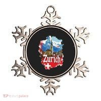 Zurich Switzerland Swiss Flag City Souvenir Ornament thumb 0