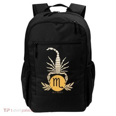 Zodiac Scorpio Scorpion Symbol Backpack