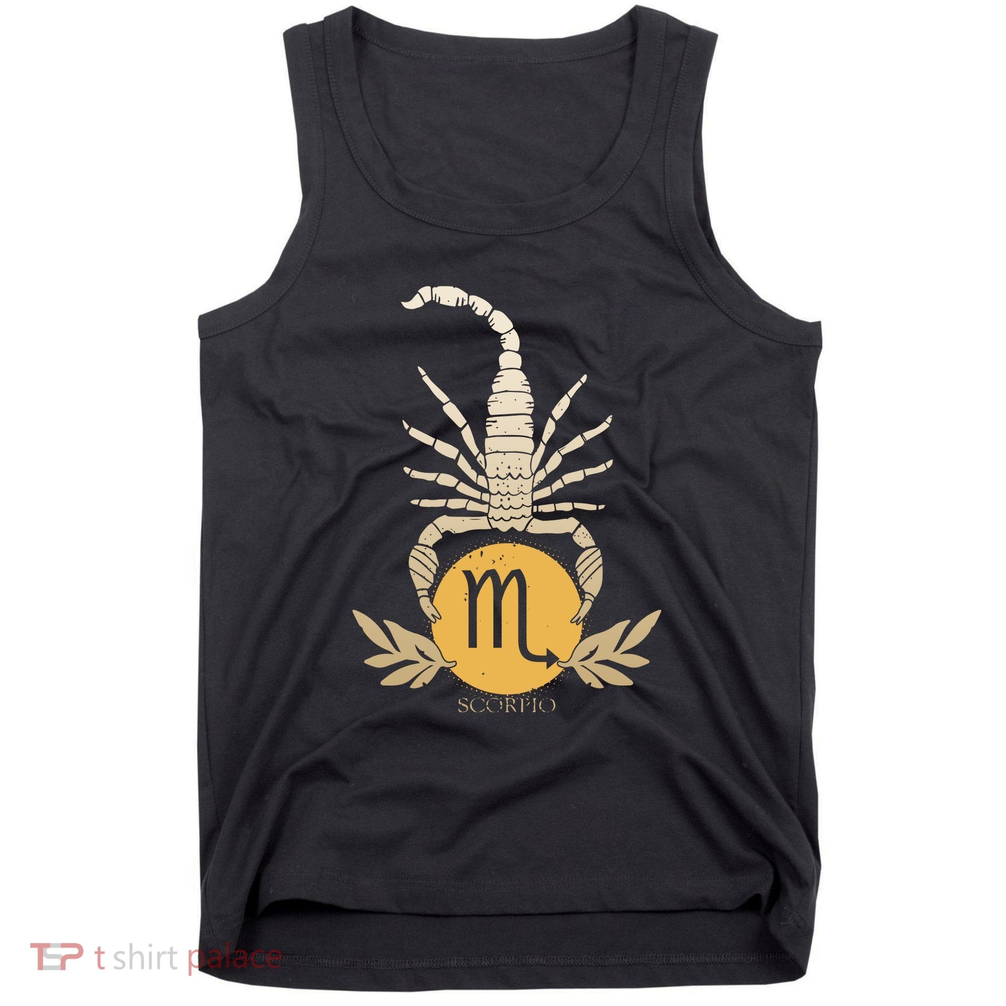 Zodiac Scorpio Scorpion Symbol Tank Top