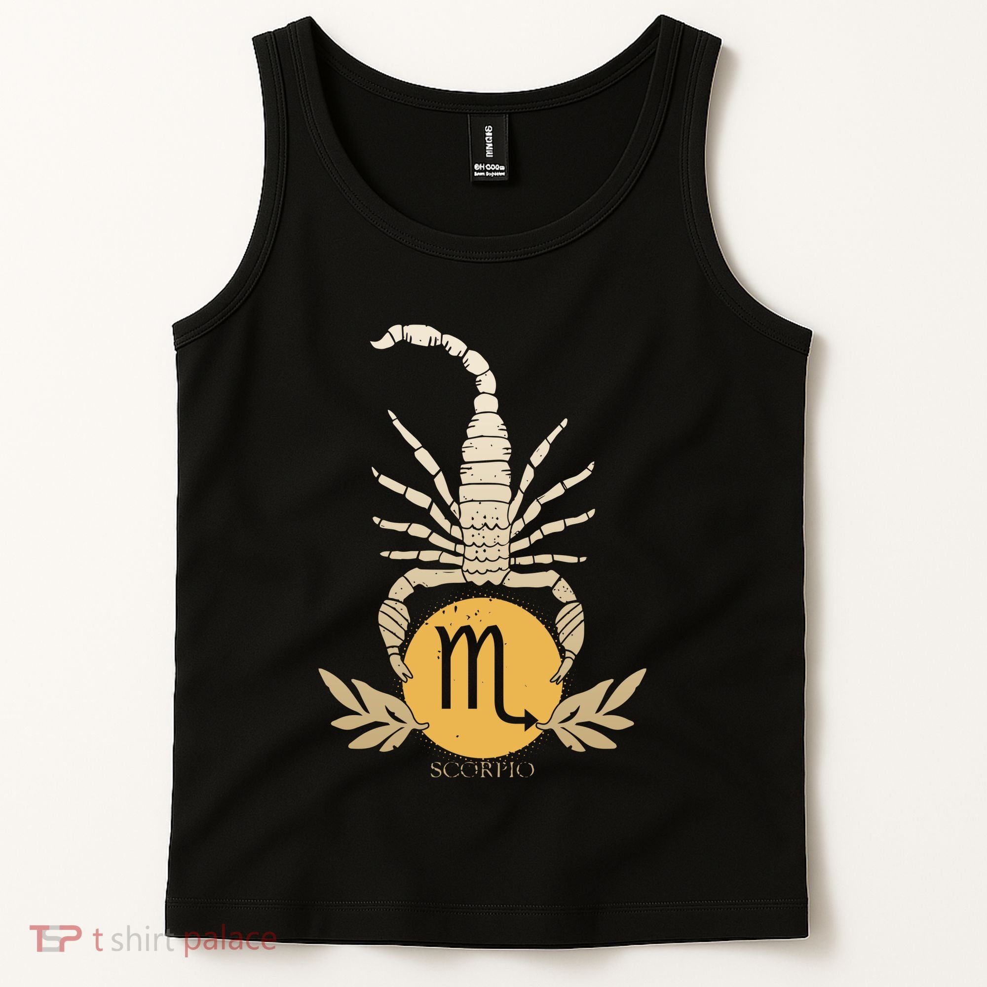 Zodiac Scorpio Scorpion Symbol Tank Top