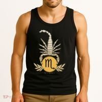 Zodiac Scorpio Scorpion Symbol Tank Top thumb 3