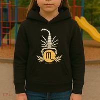Zodiac Scorpio Scorpion Symbol Kids Hoodie thumb 3