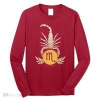 Zodiac Scorpio Scorpion Symbol Long Sleeve Shirt thumb 0