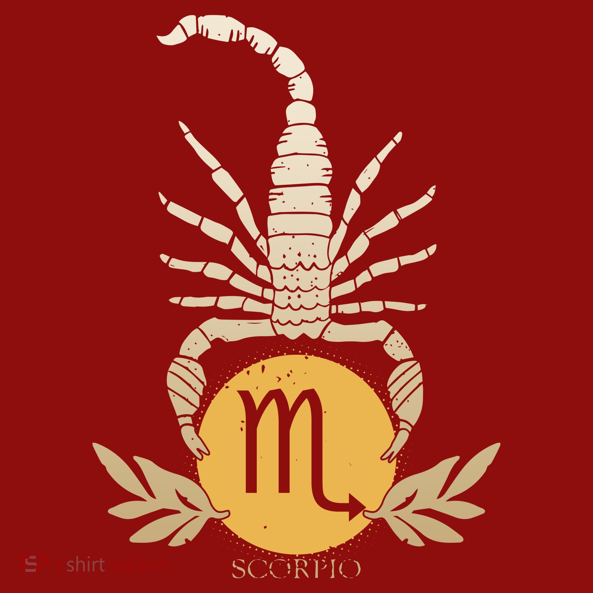 Zodiac Scorpio Scorpion Symbol Long Sleeve Shirt