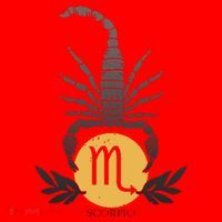 Zodiac Scorpio Scorpion Symbol Santa Hat thumb 1