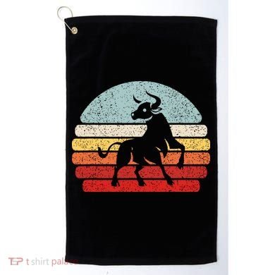 Zodiac Sign Taurus Vintage Golf Towel