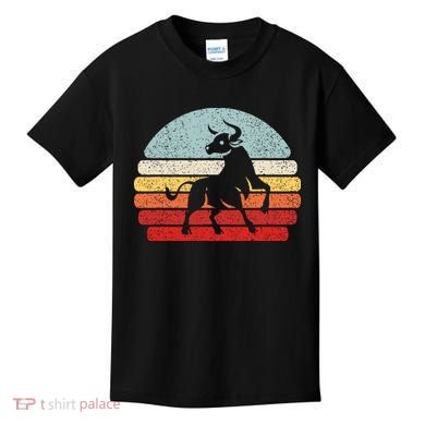 Zodiac Sign Taurus Vintage Kids T-Shirt