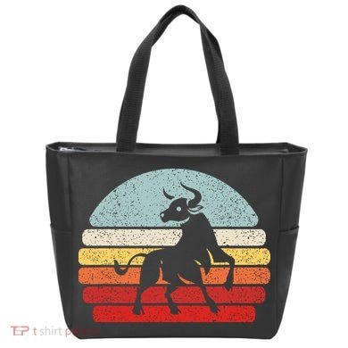 Zodiac Sign Taurus Vintage Tote Bag