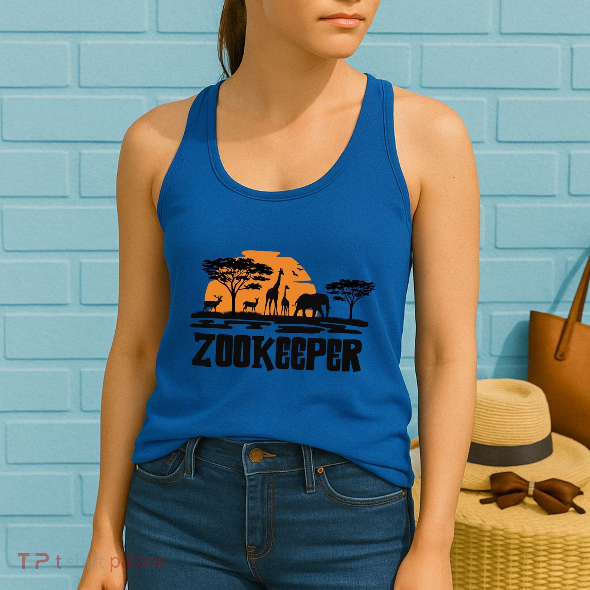 Zoo Safari Wildlife Trip Crew And Zoo Animal Lover Zookeeper Gift Women's Tank Top