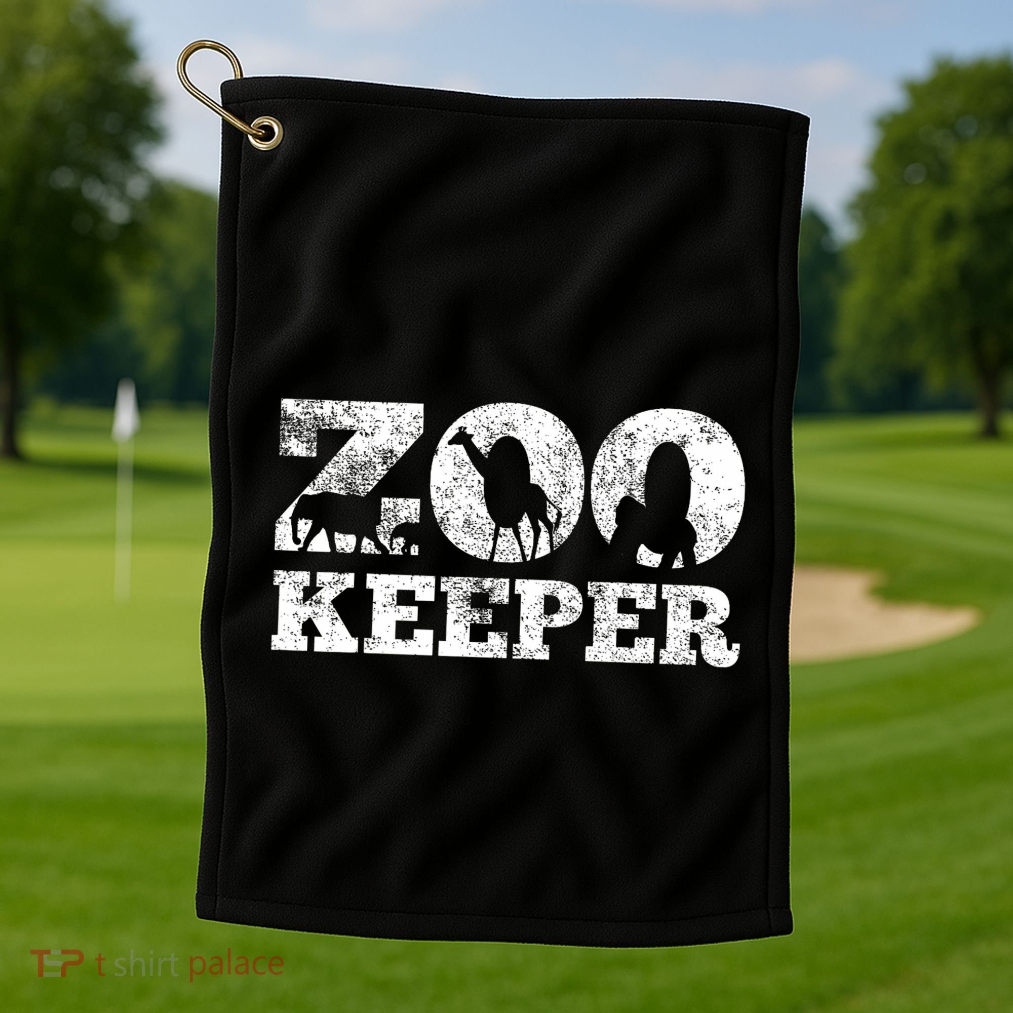 Zookeeper Safari Golf Towel