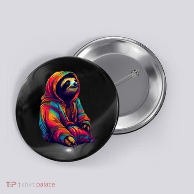 Zen Sloth Button