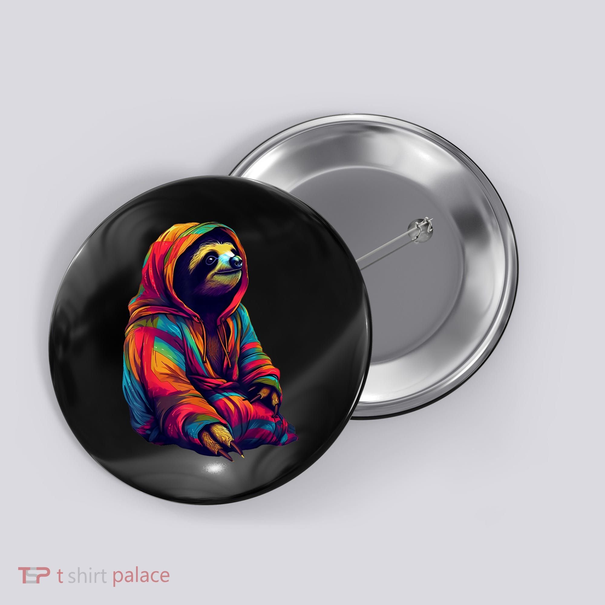 Zen Sloth Button