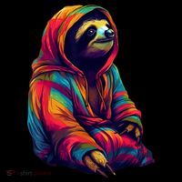 Zen Sloth Ornament thumb 1