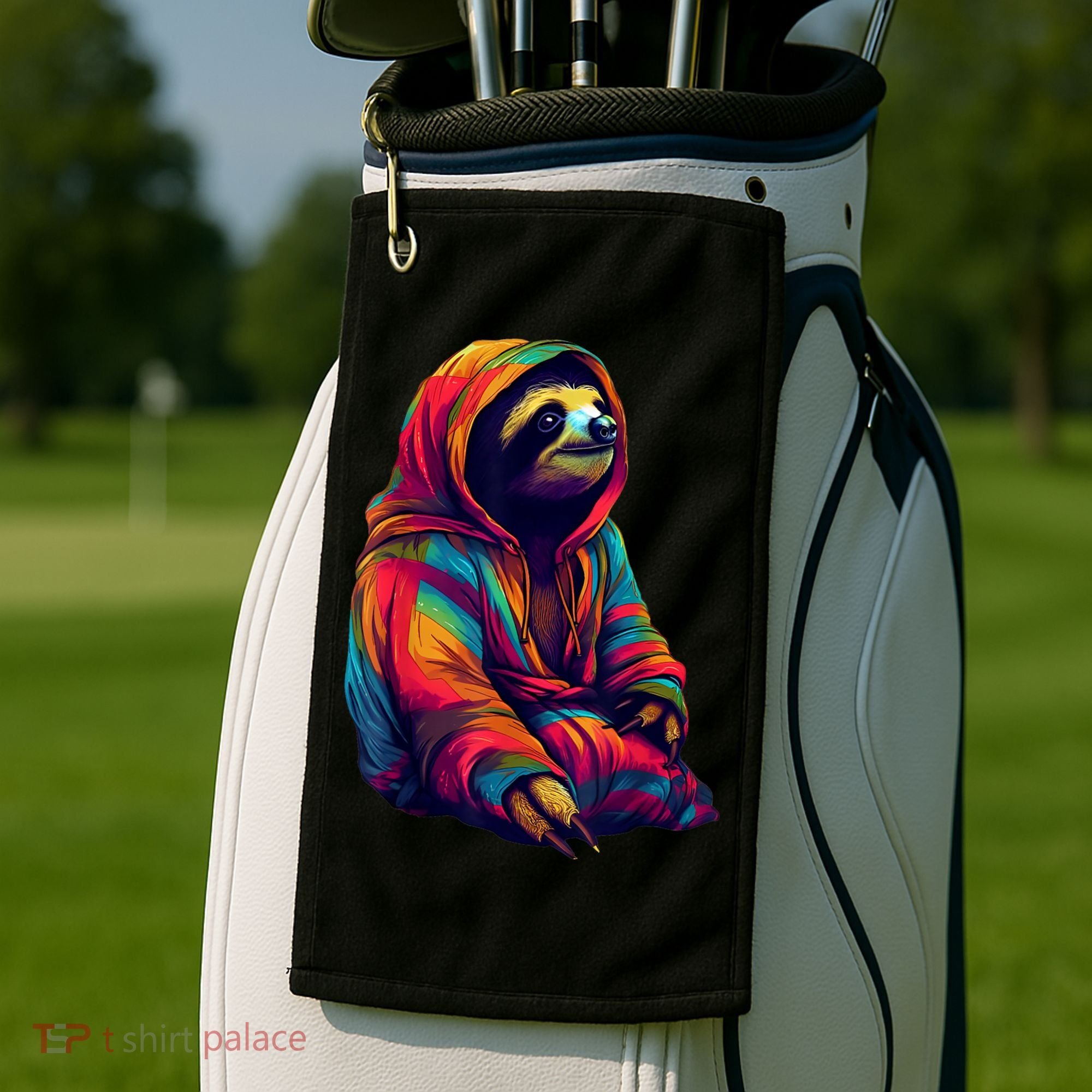 Zen Sloth Golf Towel