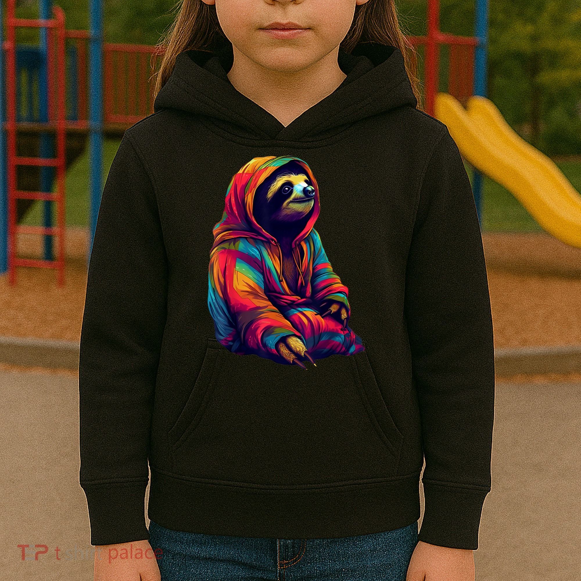 Zen Sloth Kids Hoodie