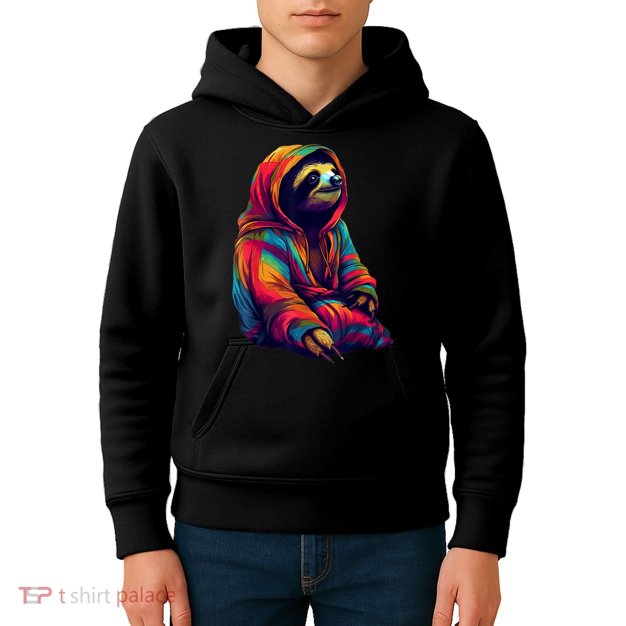 Zen Sloth Kids Hoodie
