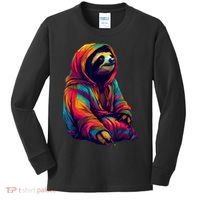 Zen Sloth Kids Long Sleeve Shirt thumb 0