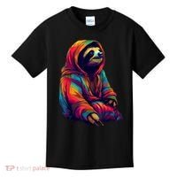 Zen Sloth Kids T-Shirt thumb 0