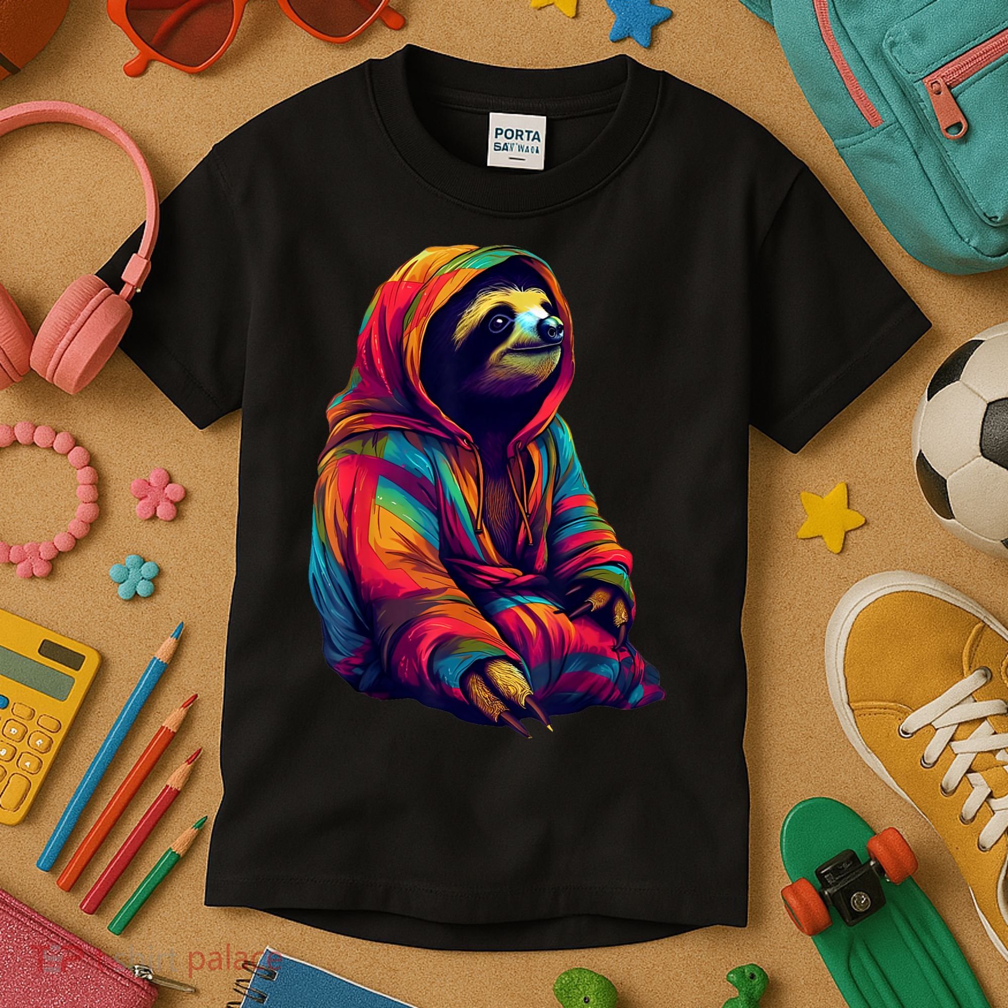 Zen Sloth Kids T-Shirt