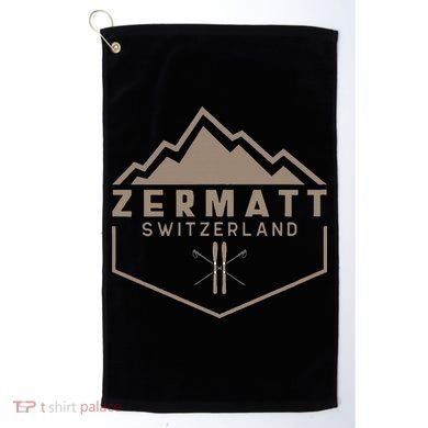 Zermatt Switzerland Golf Towel
