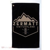 Zermatt Switzerland Golf Towel thumb 0