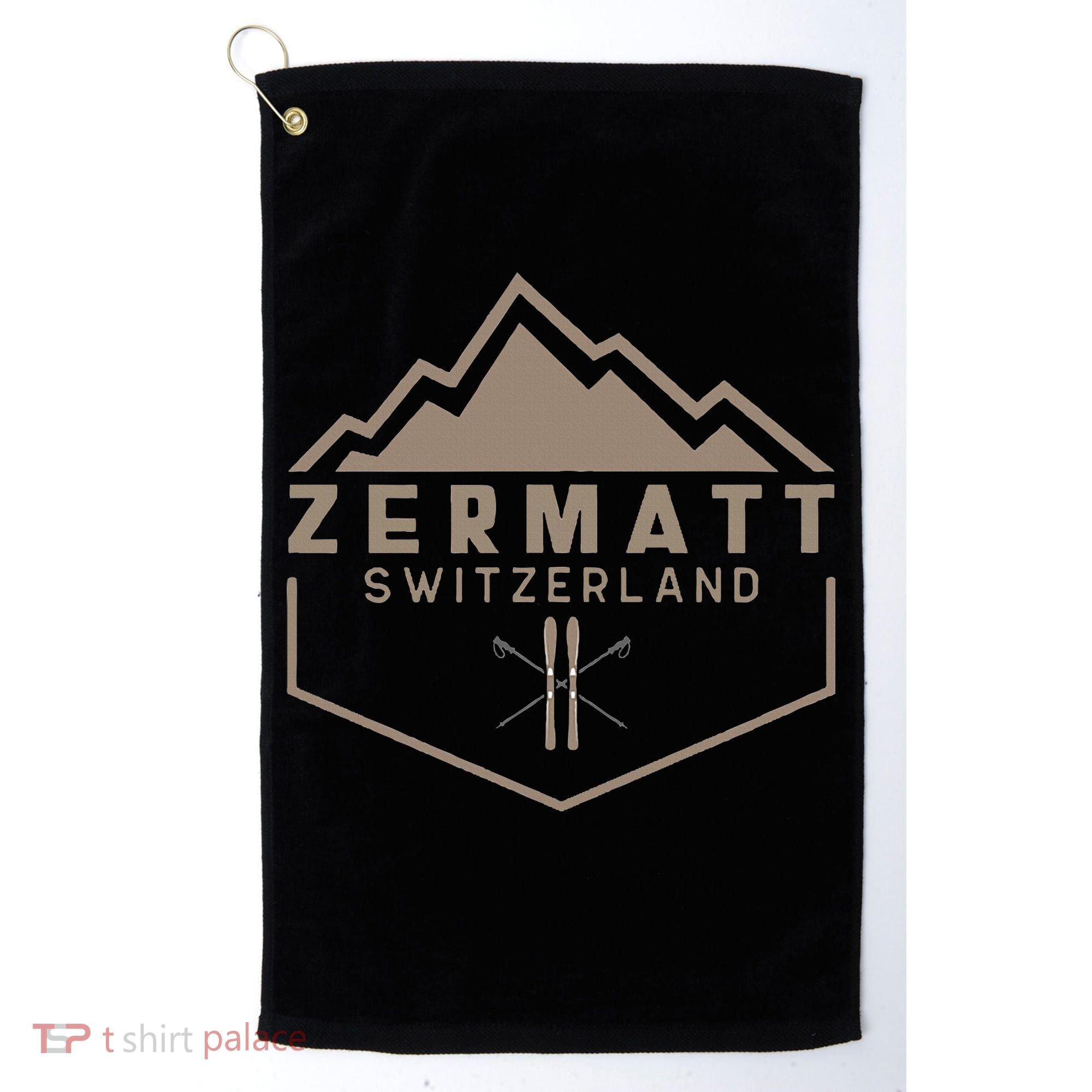 Zermatt Switzerland Golf Towel