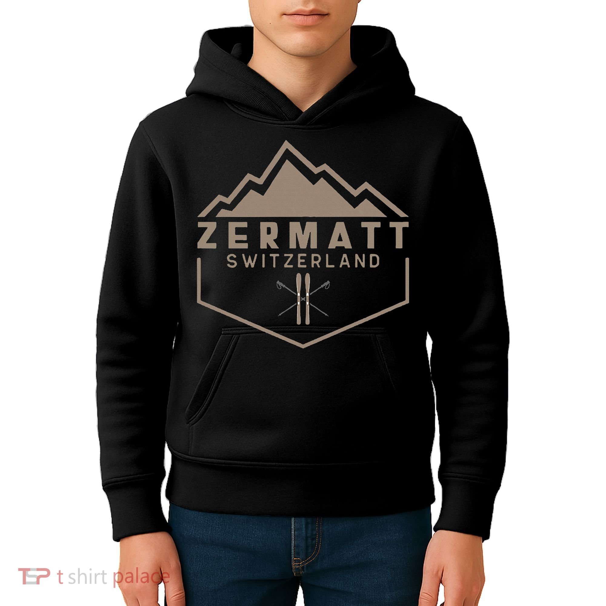 Zermatt Switzerland Kids Hoodie