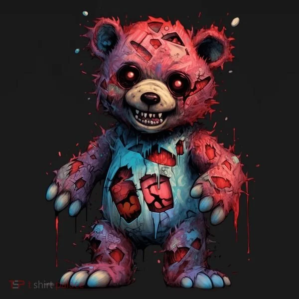 Zombie Teddy Bear Doggie Tank