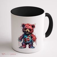 Zombie Teddy Bear Coffee Mug thumb 1