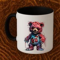 Zombie Teddy Bear Coffee Mug thumb 2
