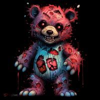 Zombie Teddy Bear Coffee Mug thumb 5