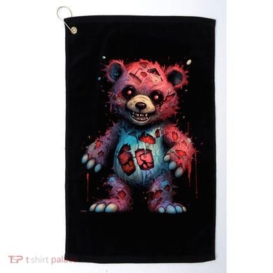 Zombie Teddy Bear Golf Towel
