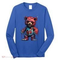 Zombie Teddy Bear Long Sleeve Shirt thumb 0